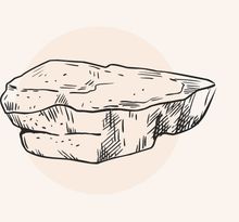Illustration Weißer Tonerde (Kaolin)
